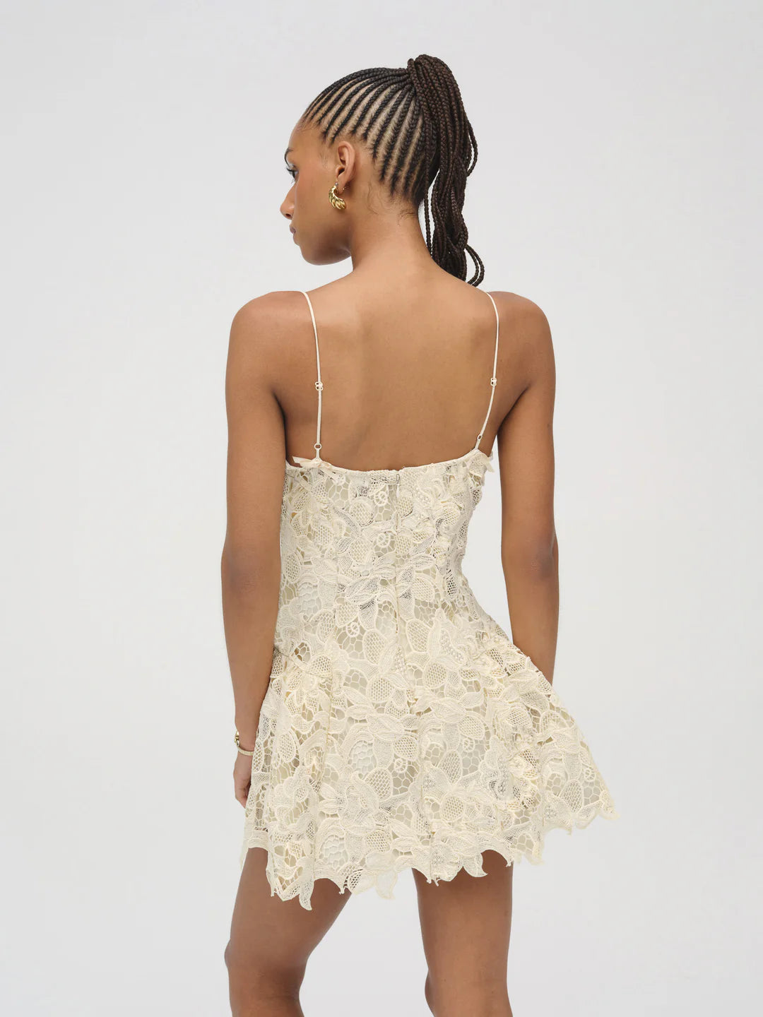 chinese dress ladies Coco Lace Sleeveless Mini Dress