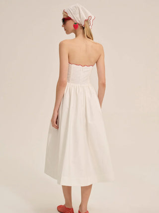 Strawberry Jam Midi Dress