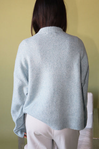 Trout About Knit Sweater in Blue