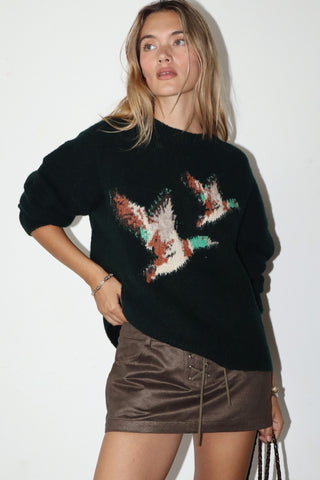 Faux Suede Lace Up Mini Skirt