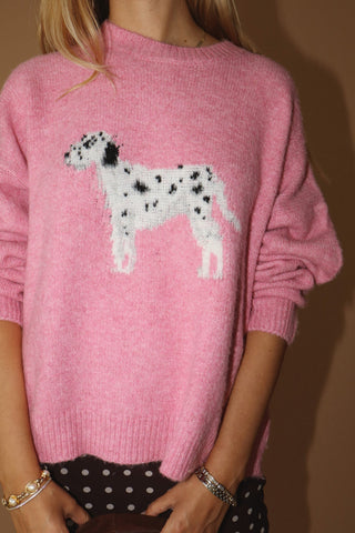 Dalmatian Knit Sweater