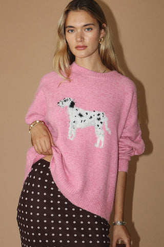 Dalmatian Knit Sweater