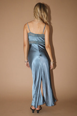 Lilia Lace Slip Midi Dress