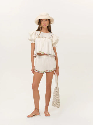 Leah Gauze Shorts