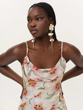 Sunrise Lily Beaded Mini Dress