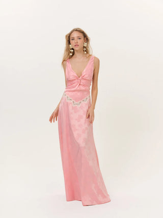 Bubblegum Pink Maxi Dress