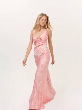 Bubblegum Pink Maxi Dress