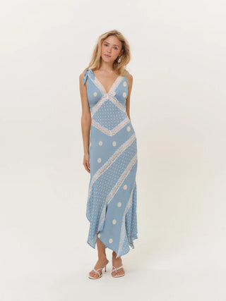 Stormie Dot Midi Dress