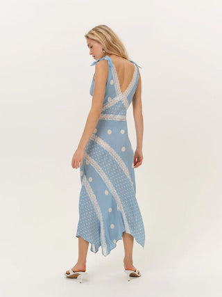 Stormie Dot Midi Dress