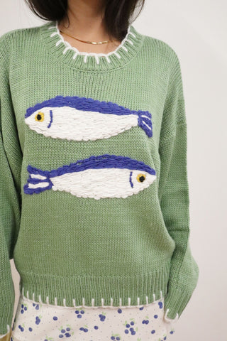 Sardine Duo Knit Sweater