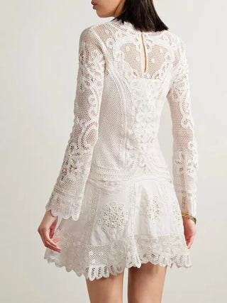 Lulita Crocheted Mini Dress