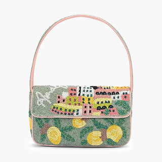 Amalfi Dreams Beaded Shoulder Bag