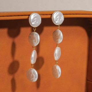 Heloise Non-Tarnish Pearl Drop Earrings