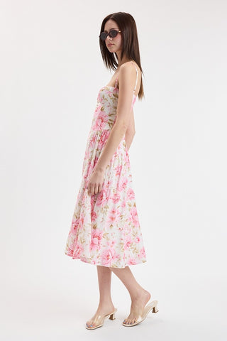 Peony Perfection Midi Dress