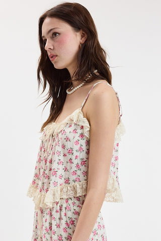 Rosebud Ruffle Top