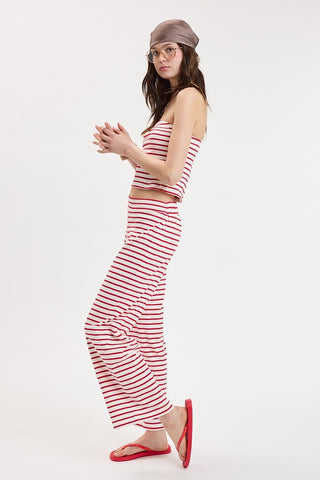 Yachtin' Around Strapless Top