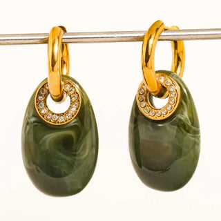 Casali Non Tarnish Resin Hoops