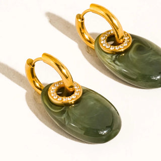 Casali Non Tarnish Resin Hoops