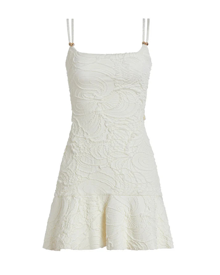 Jacquard Fitted Mini Dress Jacquard Fitted Mini Dress