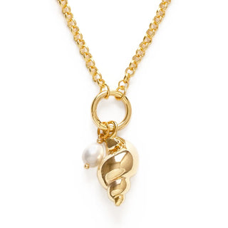 Conch & Pearl Statement Necklace