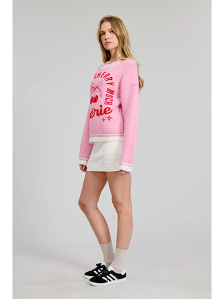 Love You Cherry Much Sweater