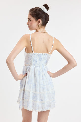 Morning Mist Mini Dress