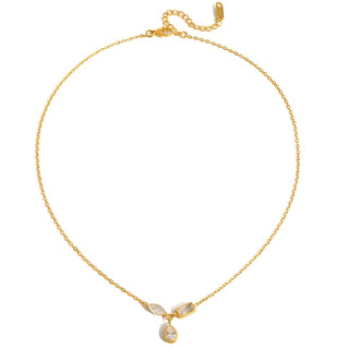 Trio Drop Necklace Water Resistant