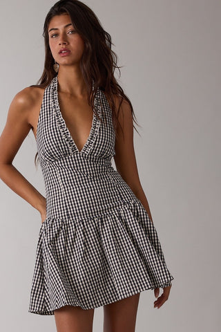 Harvest Magic Halter Dress