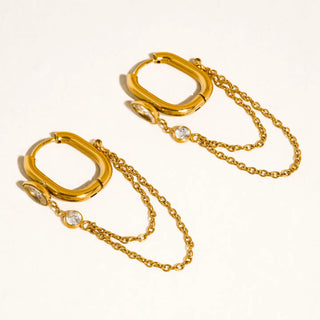Lucia Non Tarnish Drop Earrings