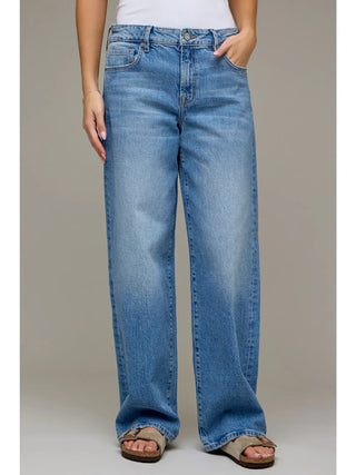 Logan High Rise Relaxed Dad Jeans in Medium Wash