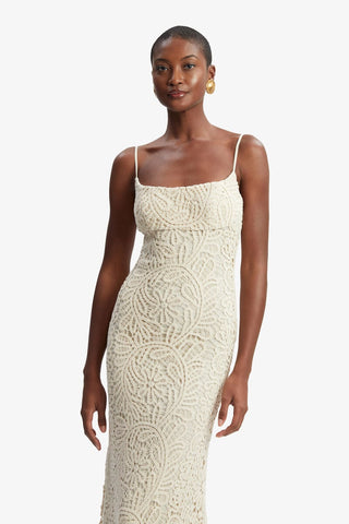adoni crochet midi dress BARDOT Adoni Crochet Midi Dress