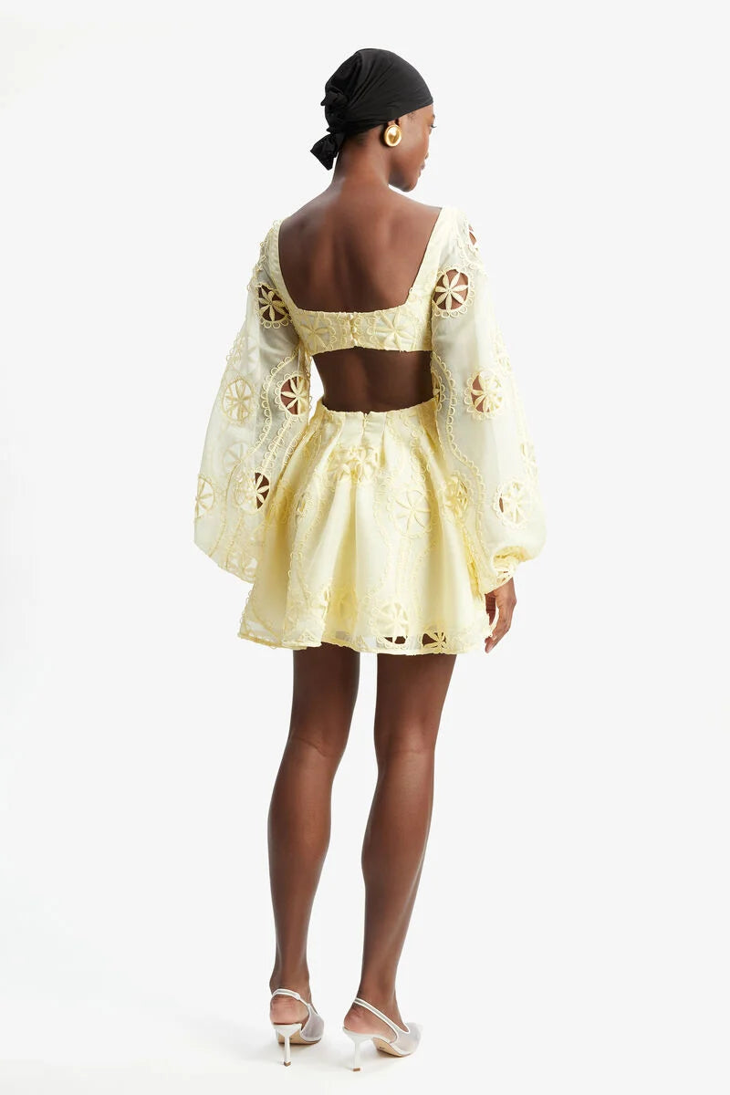 bardot joie mini dress Bardot Joie Polka Dot Linen Mini Dress