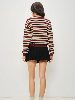 Posy Striped Sweater