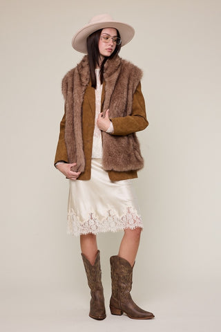 Dutton Faux Fur Vest