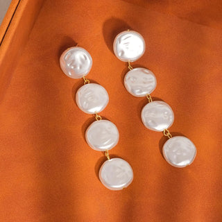 Heloise Non-Tarnish Pearl Drop Earrings
