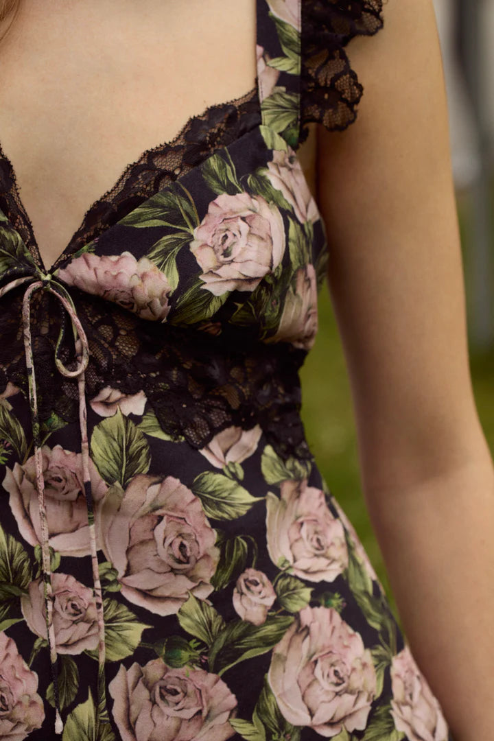 for love and lemons fallen rose dress Fallen Rose Maxi Dress