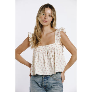 Leigh Floral Babydoll Top