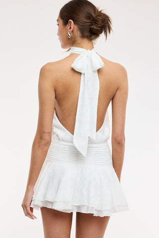 Alison Halter Mini Dress