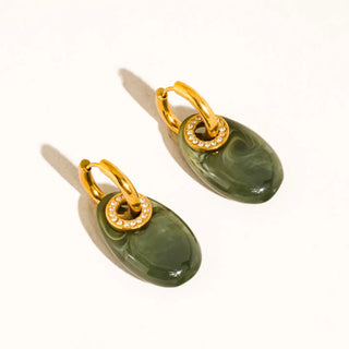 Casali Non Tarnish Resin Hoops