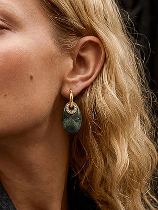 Casali Non Tarnish Resin Hoops