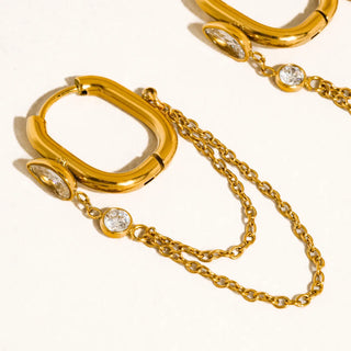 Lucia Non Tarnish Drop Earrings