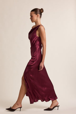 Shiraz Satin Maxi Dress