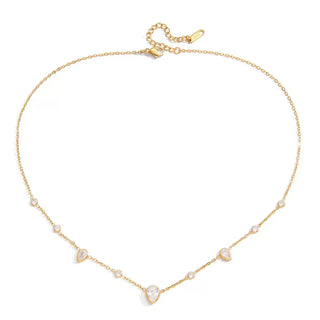 Pear Scattered Necklace Waterproof