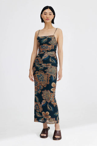 Significant Other Verona Dress in Gold Tapestry