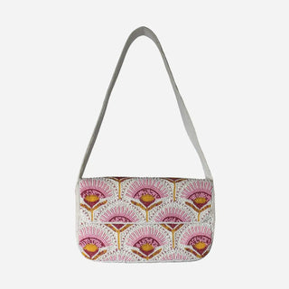 Dandelion Double Sided Beaded Shoulder Bag