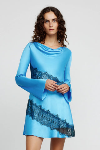 Significant Other Helaina Mini Dress in Azure