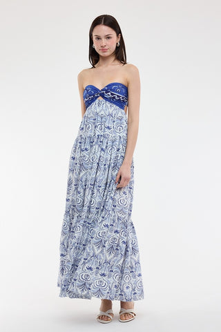 Neptune Strapless Maxi Dress