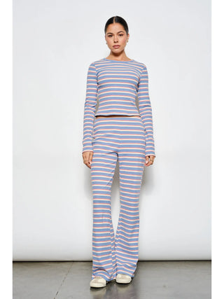 Simone Striped Knit Top