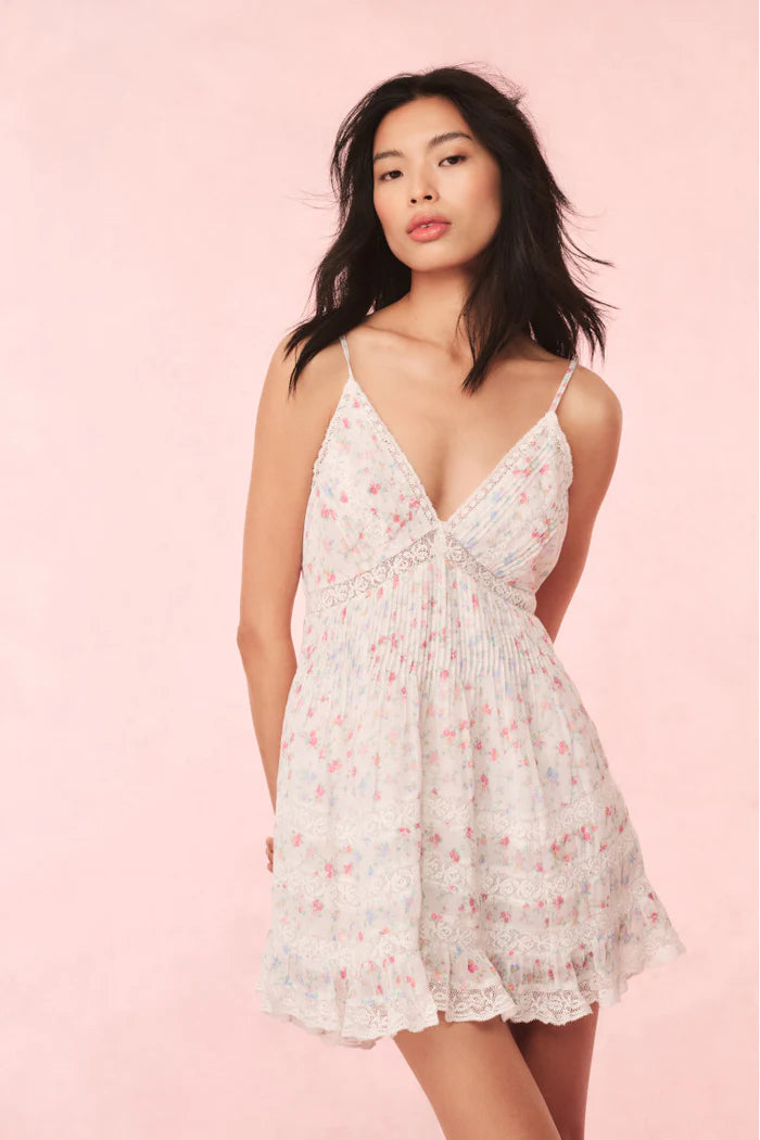 Alonna Cotton Dress in Confetti Bloom by LoveShackFancy Cattivo Alonna Cotton Dress in Confetti Bloom by LoveShackFancy Cattivo