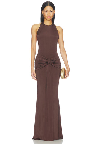 Breana Maxi Dress In Cocoa